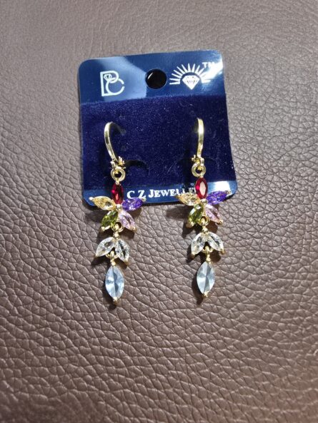 CZ earrings - Image 1