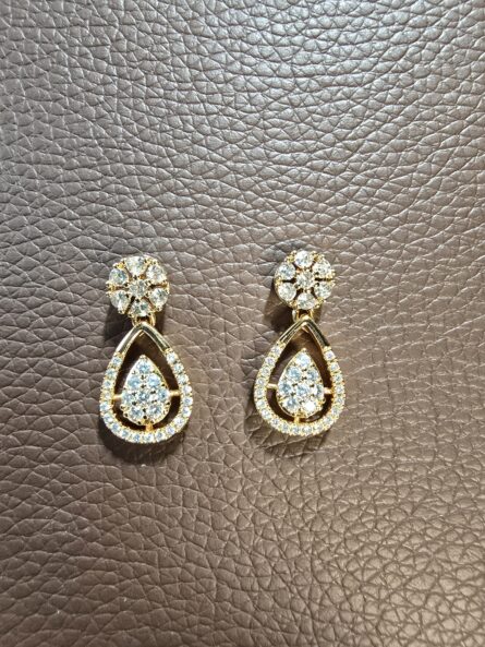 CZ earrings - Image 1