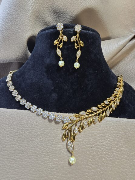 CZ necklace set - Image 1