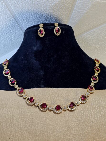 CZ necklace set - Image 2